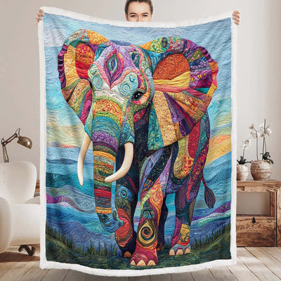 Charming Elephant Blanket - H236 - Premium Blanket