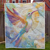 Colorful Hummingbird Blanket - H241 - Premium Blanket