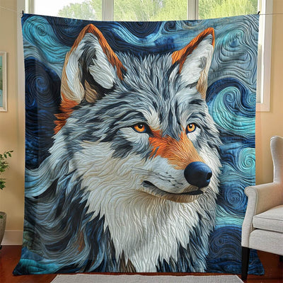 Majestic Wolf Blanket - H275 - Premium Blanket