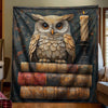 Bookish Owl Blanket - H293 - Premium Blanket