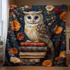 Bookish Owl Blanket - H294 - Premium Blanket