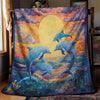 Horizon Jump Dolphins Blanket - H302 - Premium Blanket