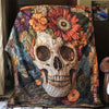 Eternal Bloom Skull Blanket - H320 - Premium Blanket