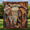 Midnight Wanderer Elephant Blanket - H324 - Premium Blanket