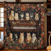 Melodic Cats Blanket - H337 - Premium Blanket