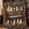 Melodic Cats Blanket - H337 - Premium Blanket