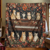 Melodic Cats Blanket - H337 - Premium Blanket