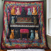 Melodic Cats Blanket - H338 - Premium Blanket