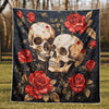 Together Forever Skull Blanket - H340 - Premium Blanket