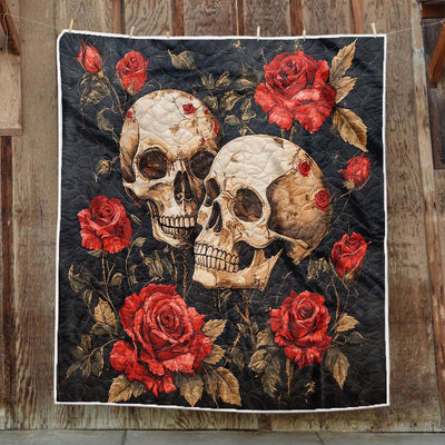 Together Forever Skull Blanket - H340 - Premium Blanket