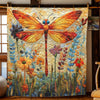 Whimsical Dragonfly Elegance Blanket - H343 - Premium Blanket