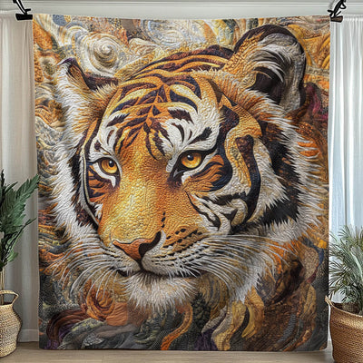 Savage Elegance Tiger Blanket - H348 - Premium Blanket