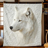 Ethereal White Wolf Blanket - H349 - Premium Blanket