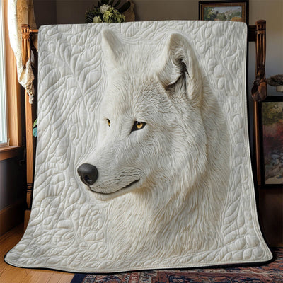 Ethereal White Wolf Blanket - H349 - Premium Blanket