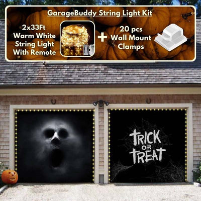 Ghostly Figure Halloween Garage Door Covers HC004