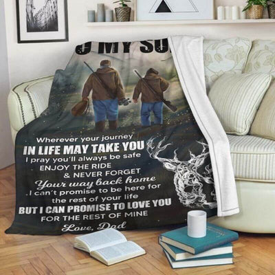 To My Son - From Dad - B101- Premium Blanket