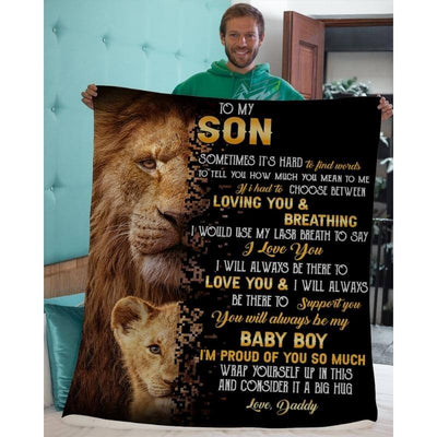 To My Son - From Dad - A322 - Premium Blanket