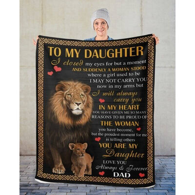 To My Daughter - From Dad - A383 - Premium Blanket