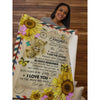 To My Daughter - From Mom  - A374 - Premium Blanket