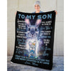 To My Son - From Mom  - A373 - Premium Blanket