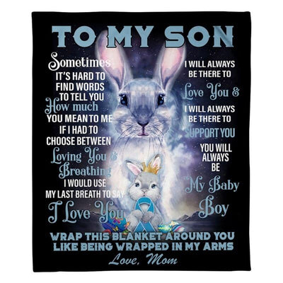 To My Son - From Mom  - A373 - Premium Blanket