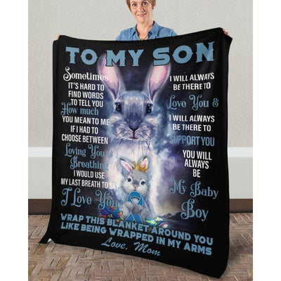 To My Son - From Mom  - A373 - Premium Blanket