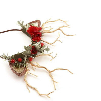 Reindeer Headband Christmas Reindeer Antler