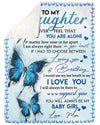 To My Daughter - From Mom - I Love You F019 - Premium Blanket