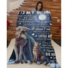 I Know It‘s Not Easy For Woman To Raise A Child Wolf A371 - Premium Blanket