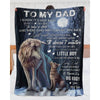 To My Dad - From Son  - A371 - Premium Blanket