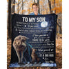 To My Son - From Mom - A323 - Premium Blanket