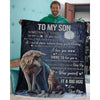 To My Son - From Mom - A323 - Premium Blanket