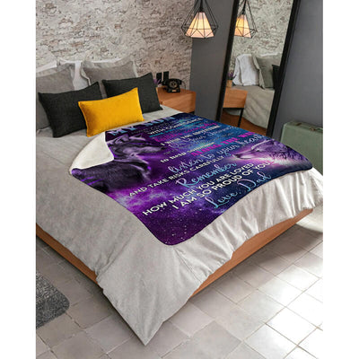 Wolf Love A354 - Premium Blanket