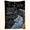 To My Wife - From Husband - A609 - Premium Blanket