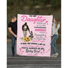 To My Daughter - From Dad - A327 - Premium Blanke