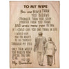 To My Wife - From Husband - F024 - Premium Blanket