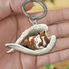 Sleeping Angel Acrylic Keychain Paint Horse SA196