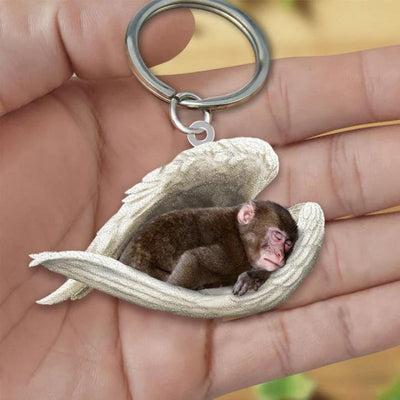 Sleeping Angel Acrylic Keychain Monkey SA230