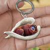 Sleeping Angel Acrylic Keychain Orangutan SA234