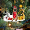 German Shepherd Christmas Ornament SM001