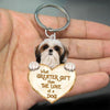 Shih Tzu What Greater Gift Than The Love Of A Dog Acrylic Keychain GG002