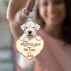 Dogo Argentino What Greater Gift Than The Love Of A Dog Acrylic Keychain GG101