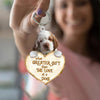 Clumber Spaniel What Greater Gift Than The Love Of A Dog Acrylic Keychain GG113