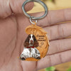 English Springer Spaniel Forever In My Heart Acrylic Keychain FK045