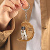 Saint Bernard Forever In My Heart Acrylic Keychain FK068