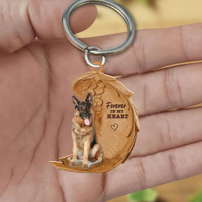 German shepherd Forever In My Heart Acrylic Keychain FK074