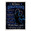 To My Girlfriend - From Boyfriend - A612 - Premium Blanket