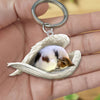 Sleeping Angel Acrylic Keychain Papillon