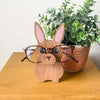 Handmade Glasses Stand Lovely Rabbit