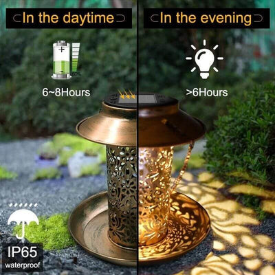 Solar Light Hummingbird Feeder